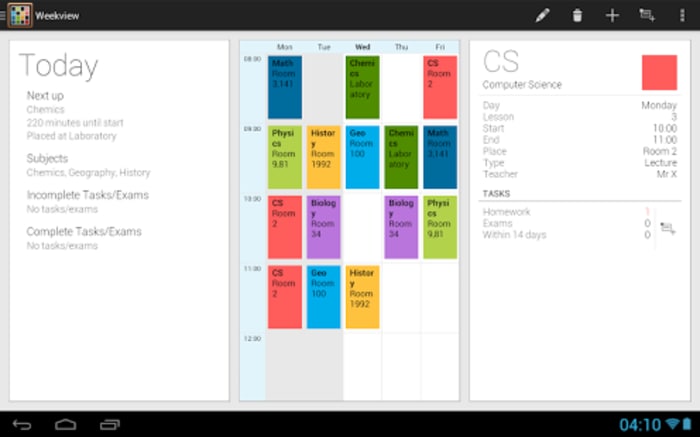best timetable app for mac